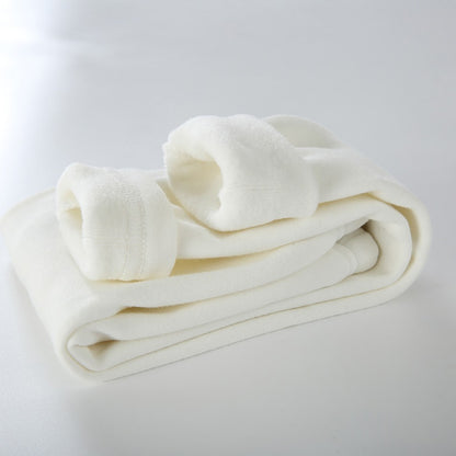 Girls Fleece-Lined Winter Thermal Pants Children Thickened Warm Soft Black White Gray Pink Outdoor Leggings for Kids Clothing