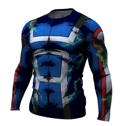 Men's Shirts Spider Role-playing Long-sleeved T-shirts Fitness Sportswear Halloween Costumes Streetwear Party Wear  Harajuku