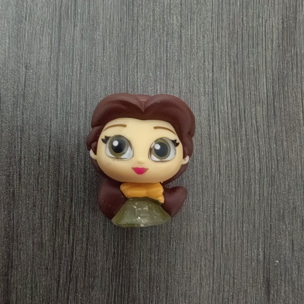 Genuine Disney Doorables Cartoon Figures Kawaii Mickey Mouse Princesa Anna Elsa Boneca de Olhos Grandes de Vidro Série Modelo Brinquedos Presentes Infantis