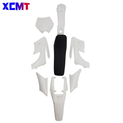 7 Cores Moto Apollo Infantil Bicicleta de Trilha Minimoto Acessórios Plásticos Carenagem Para-lamas Assento Almofada Kit Carroceria
