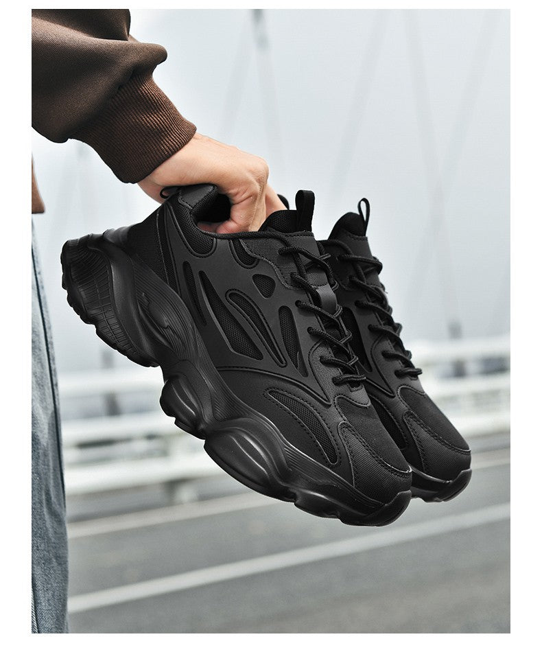 Tênis Masculino de Caminhada Esportiva de Alta Qualidade, Tamanho Grande 48, Plataforma, Tênis Casual Masculino, Tênis Moderno para Uso Externo