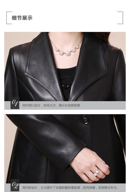 Mauroicardi Spring Autumn Fitted Soft Black Pu Leather Blazer Jacket Women Single Breasted Elegant Luxury Designer Clothes 2025