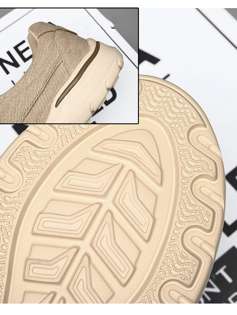 Men's Shoes Comfortable Canvas Shoes Plus Size 48 Breathable Loafers Men's Walking Sports Shoes Men's Trendy Casual Sports Shoes