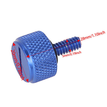 Parafuso do banco traseiro de 5 cores para montagem rápida 5 mm Parafuso do banco para Harley Sportster Softail Touring Dyna Street Glide Road King 96-20