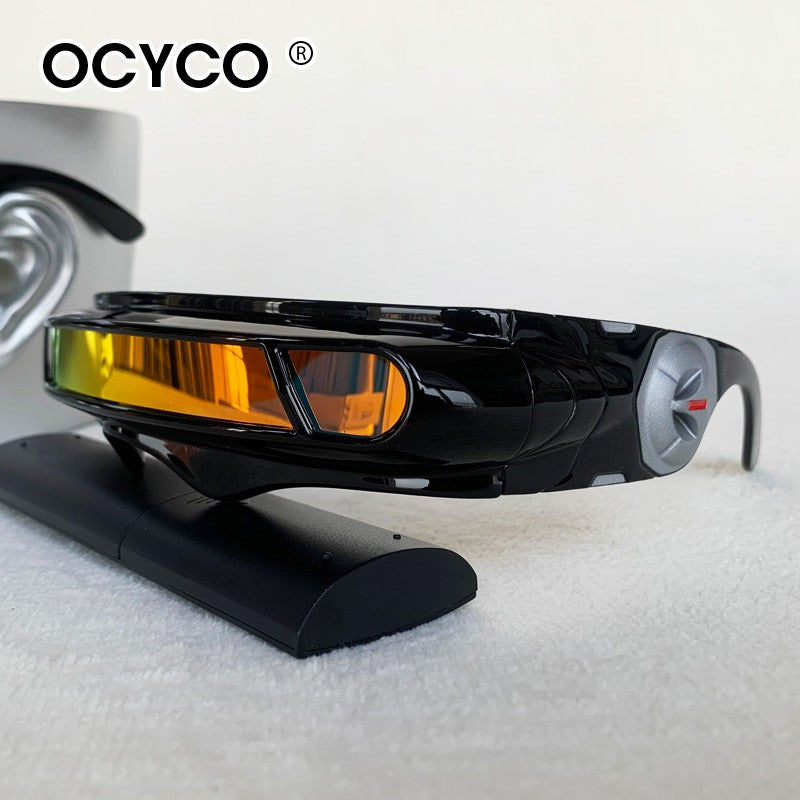 X-man Polarized Sunglasses for Men Women Memory Material Shield Eyewear Outdoor Sports Goggle Cycling Glasses