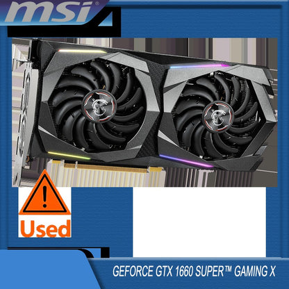 Placa Gráfica MSI GeForce GTX 1660 SUPER GAMING X 6GB GDDR6 192 Bit PCI-E 3.0×16 8 Pinos gtx 1