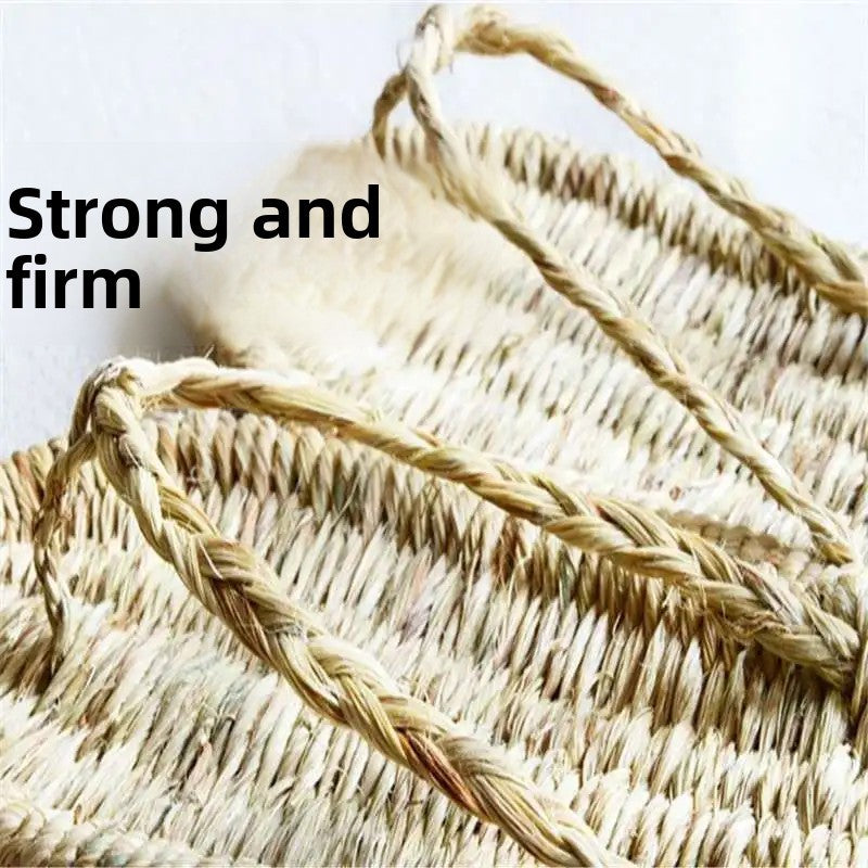 Handwoven Retro Tie-Dye Men's Sandals Comfortable Breathable Performance Slippers Versatile All-Season Flat Knot Slip-On Shoes