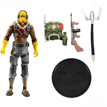 Fortnite Raptor Black Knight Skull Trooper Boneco de Ação Premium Modelo de Figuras de Jogo Modelos Decoração de Quarto Boneca Brinquedos Presente para Crianças