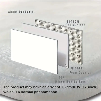 VIKAMA Cartoon Cat Paw Non-Slip Washable Floor Mat--Game Room Rug for Living Room, Bedroom,Home Decor, With Bathroom Accessories