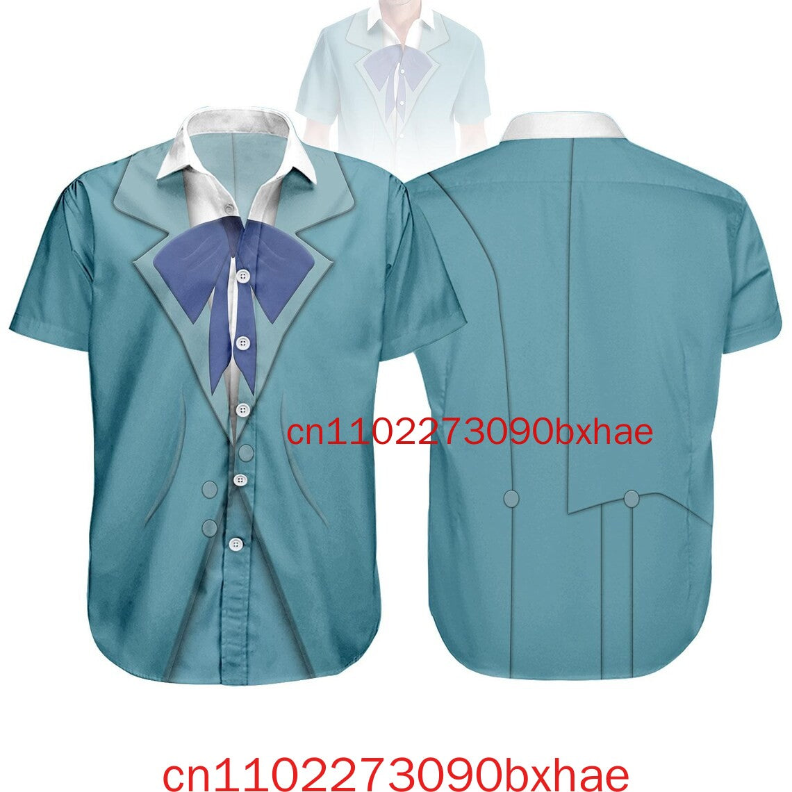 Halloween Phineas Haunted Mansion Costume Shirt Hitchhiking Ghosts Costume Disney Cosplay Hawaii Shirt