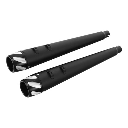 Motorcycle 4" Slip-on Mufflers Exhaust Pipes For Harley Touring Electra Street Glide 1995-2016