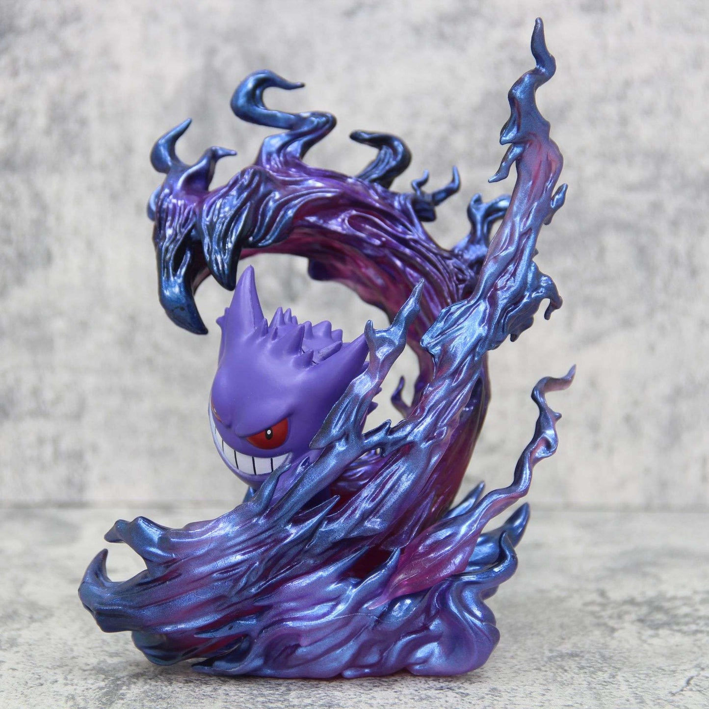 Estatueta de Pokémon Gengar de 18cm, Modelo de Ação de Anime, Estátua Colecionável para Exibição, Presente de Halloween, Natal e Aniversário