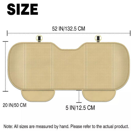 Capa para Assento de Carro de Couro PU Almofada Universal para Assento de Veículo Tapete Protetor Antiderrapante para Cadeira Superfície Impermeável e à Prova de Suor