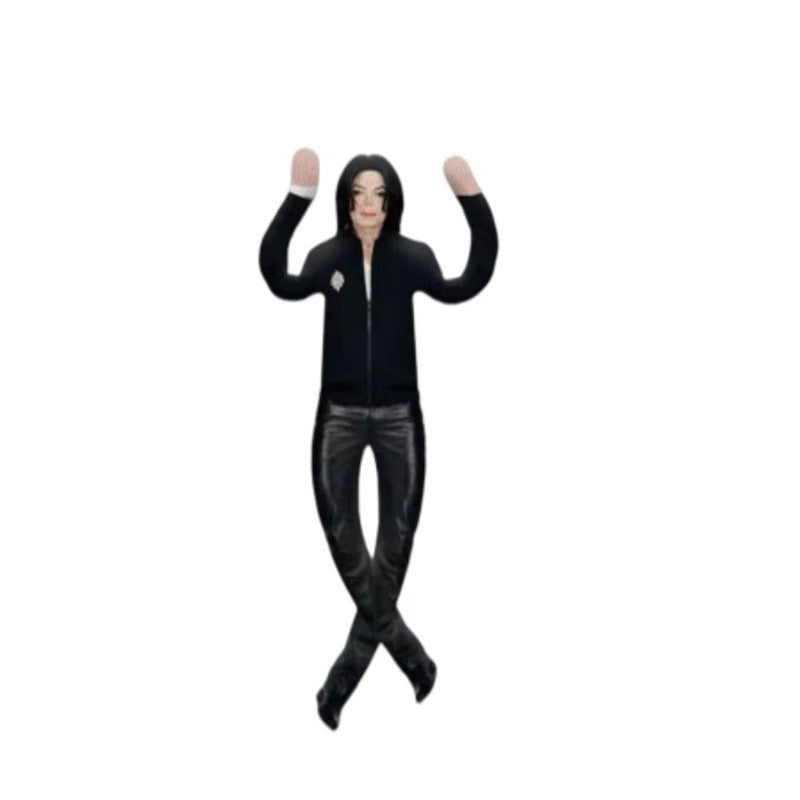 1/6pcs Michael Jackson Dolls Dried rat Plush Doll With Wire Frame Poseable Figure Movable Joints Abstract Toys Gifts Home Decor