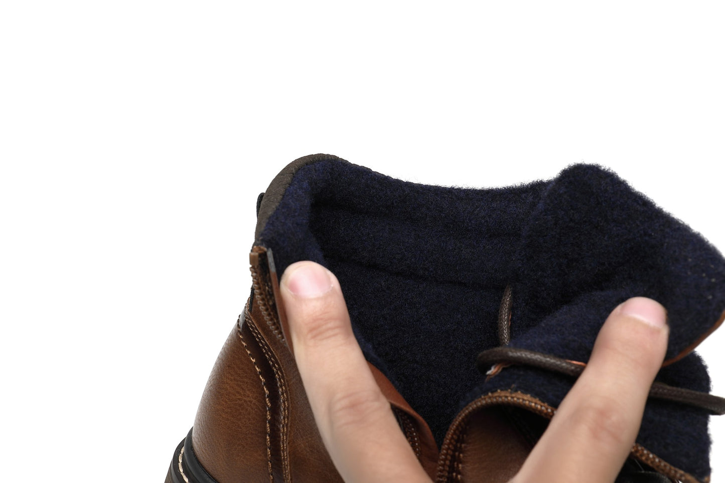BHKH Botas Masculinas de Inverno da Moda botins Zíper Cadarço Botas de Tornozelo Sapatos Sociais Vintage de Negócios Sapatos Casuais de Couro Para Homens