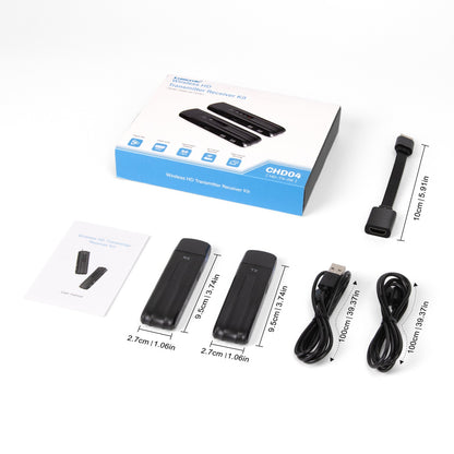 Transmissor e Receptor HDMI sem fio Lemorele 1080P Reunião Transmissor de Áudio Bluetooth para Laptop TV Projetor Monitor Câmera