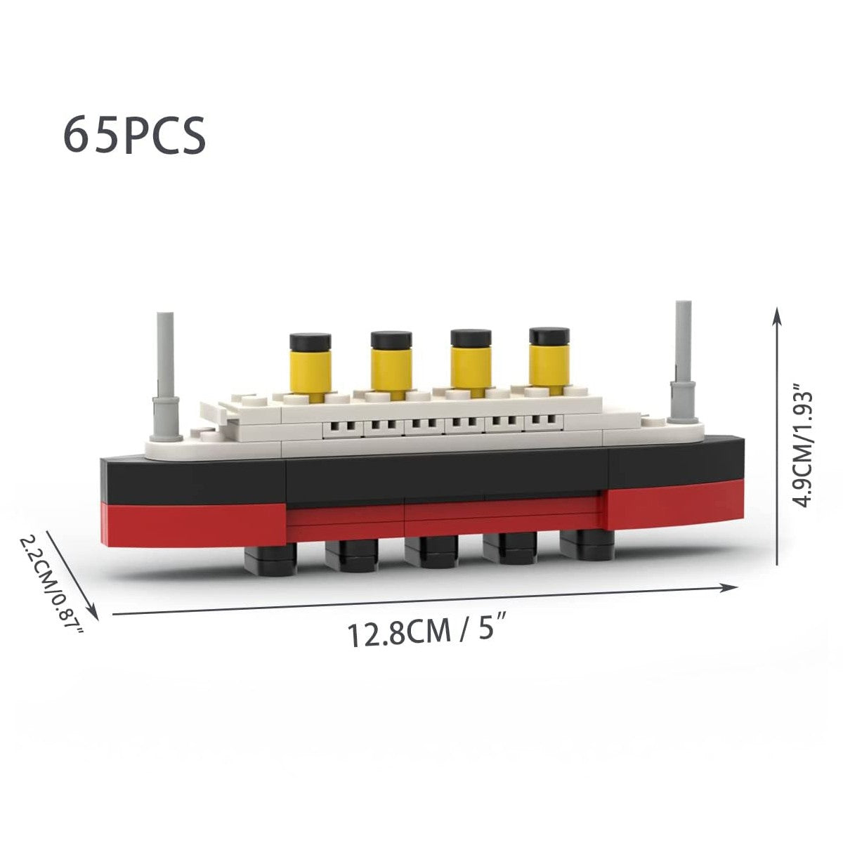 Titanic Parte ao Meio RMS Cruzeiro Naufragado Blocos de Montar Moc Navio Barco Modelo Plástico 3D DIY Barco a Vapor Presentes Brinquedos Infantis Filme da Cidade