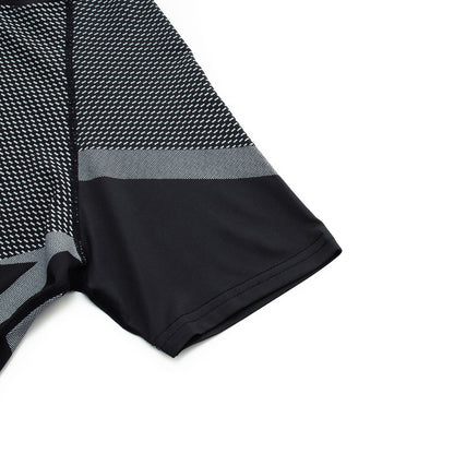 Men's Gym Compression Running Shirt Tight Short Sleeve Sports T-Shirt Fitness Training Workout Breathable Homme Athletic Shirt