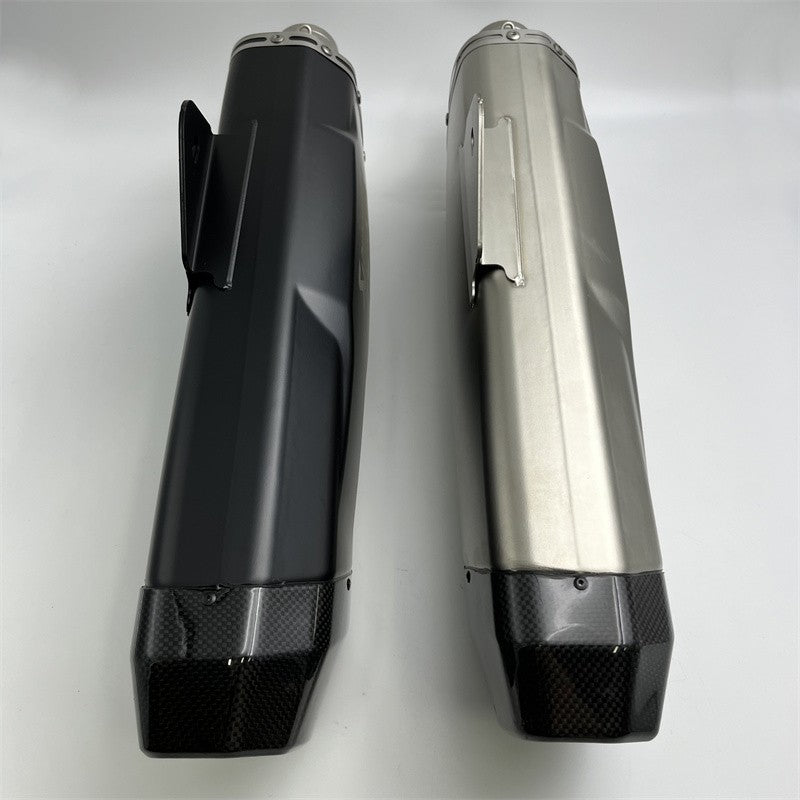 51mm Universal Motorcycle Exhaust Motocross Exhaust Muffler carbon Fiber End Cap For F750GS F850GS R1200GS