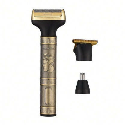 3-in-1 Professional Hair Grooming Kit For Men: Trim, Shave, And Style With A Cordless Electric Razor