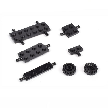 Blocos de Montar DIY Figuras Peças Eixo Assento e Rodas 1x2 2x4 Educacional Criativo Tamanho Compatível Com Brinquedo para Crianças 2926