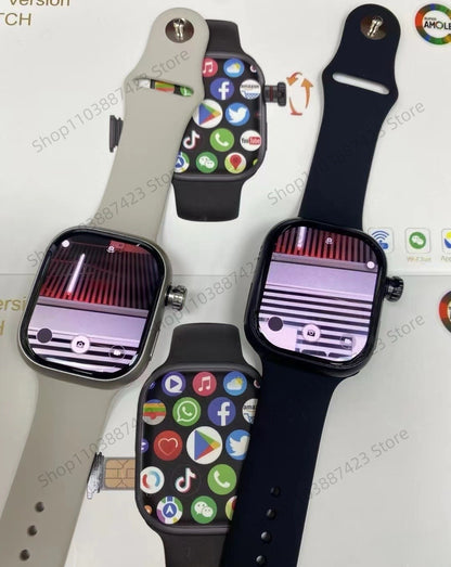 CD99 watch X 5G smartwatch 2.29inch AMOLED 5G LTE smart watch with 180 ° rotary camera GPS WiFi SIM card slot health monitoring