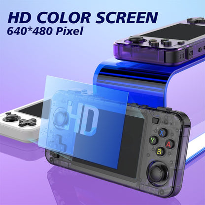 New R36H Retro Handheld Console Open-Source Linux System Classic Game Consoles 3.5 inch IPS Screen 64G Portable Video Player