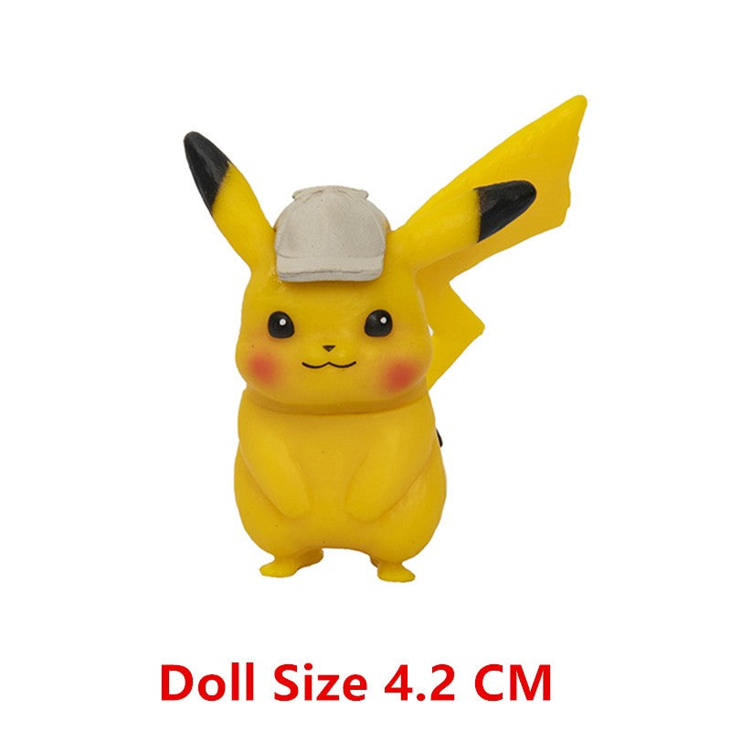 Pokemon Anime Figura Pikachu Sol Elfo Eevee Gengar Monstruo de Bolso Desenhos Animados Figura Modelo Brinquedo de Ação Presente para Crianças Comprar em grande quantidade