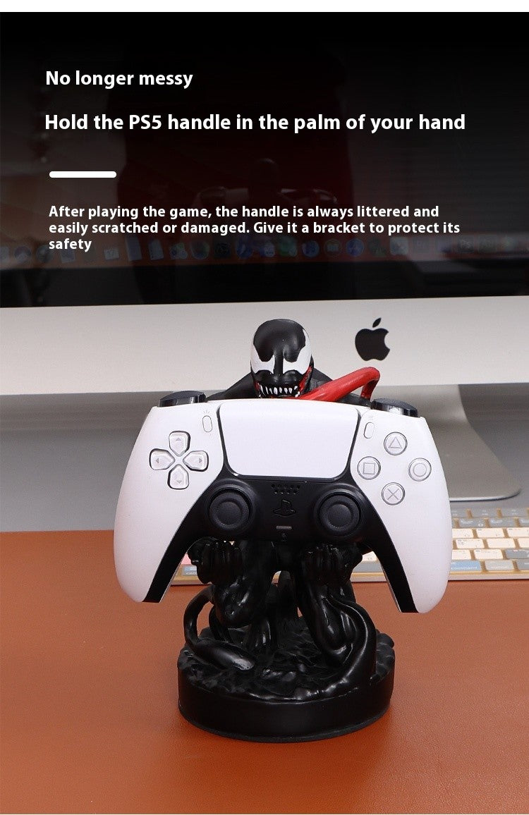 New Avengers Anime Homem-Aranha Venom Ps5 Xbox Suporte de Exposição Base Deadpool Action Figure Brinquedos Celular Ps4 Suporte Modelo Boneca