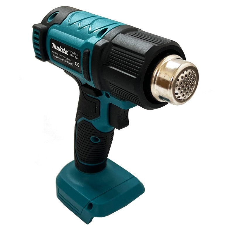 Pistola de Ar Quente Elétrica Makita com Display Digital, Sem Fio, 2 Bicos, Industrial, para Embalagem a Vácuo, para Bateria 20V