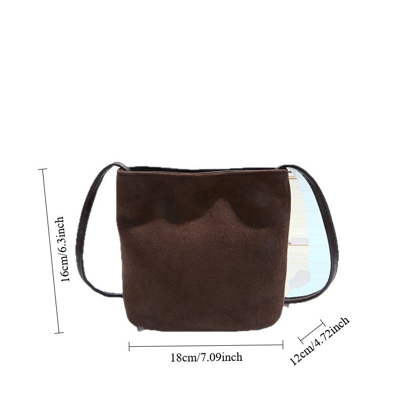 Design PU Suede Leopard Shoulder Bags for Women 2025 New Winter Crossbody Bag Females ?Luxury Handbags and Purses Bucket