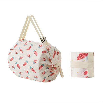 New Foldable Shopping Bag  Reusable Folding Bag Cloth Bags for Shopping Folding Shopper ZDGWD01