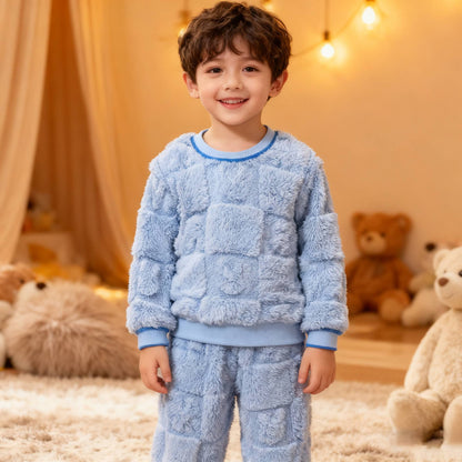 Children's Pajama Sets Tops + Pants 2Pcs Kids Pajamas Winter Girl Clothing Sets Comfortable Children Clothes Boys Sleepwear
