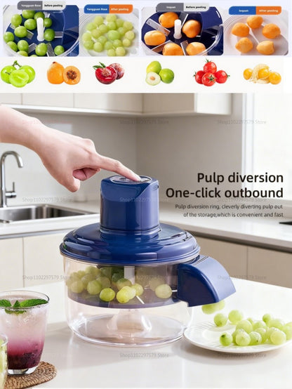 Electric Grape Peeling Machine, Automatic Small Fruit Garlic Peeler Home Kitchen Peeler for Cherry Tomato Grapes Peeling Tool