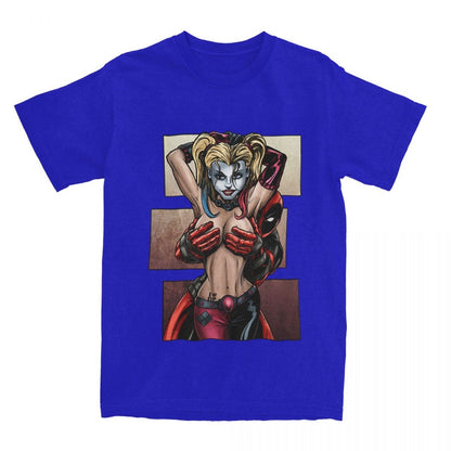 Men Women's T-Shirts Deadpool Is No Joke Funny Pure Cotton Tee Shirt Short Sleeve T Shirts Crew Neck Clothes Gift Idea