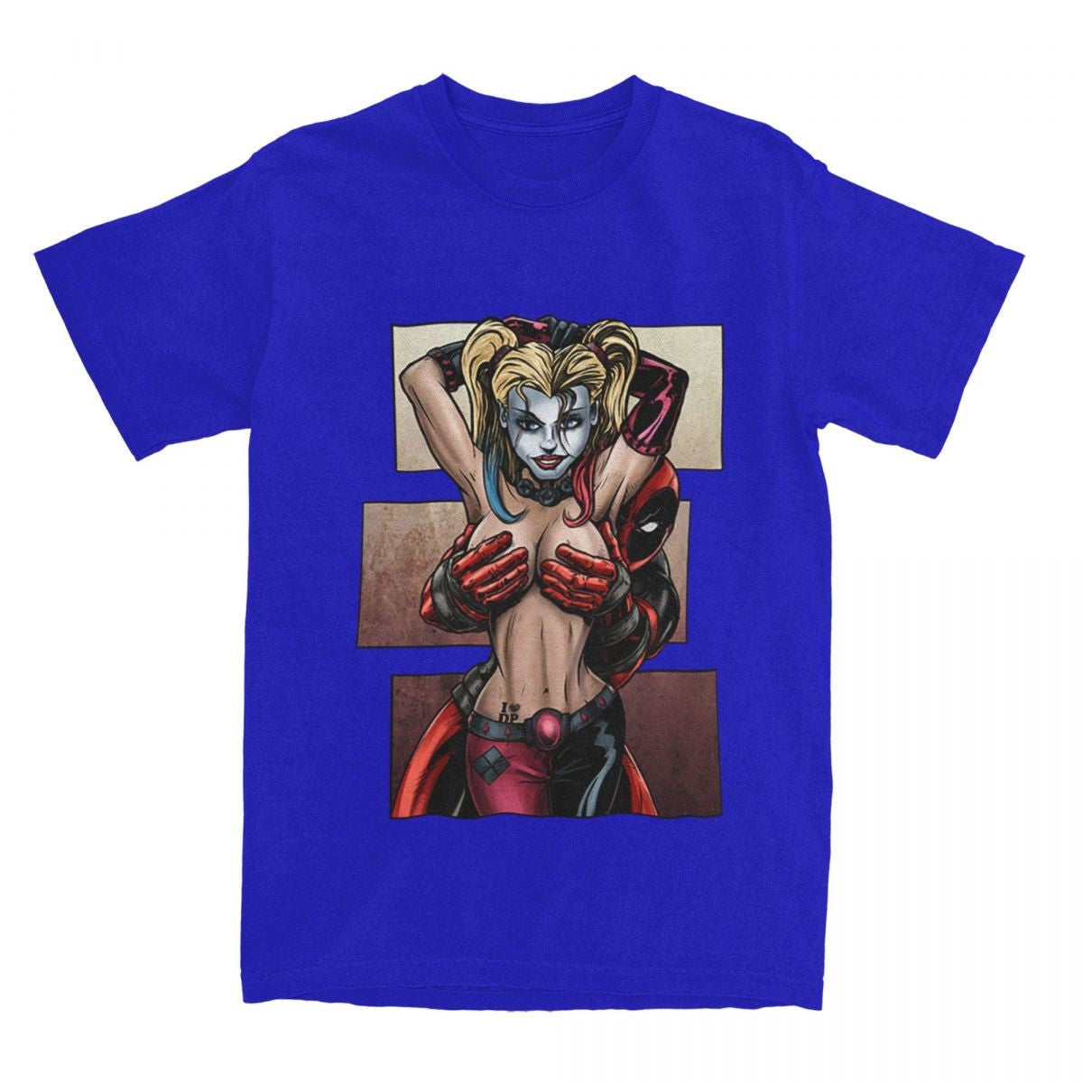 Men Women's T-Shirts Deadpool Is No Joke Funny Pure Cotton Tee Shirt Short Sleeve T Shirts Crew Neck Clothes Gift Idea