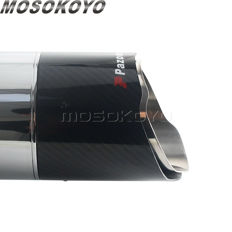 Exhaust System Slip-On Motorcycle Muffler Exhaust Pipe Carbon Fiber For Harley Touring Electra Road Street Glide Road King 17-up
