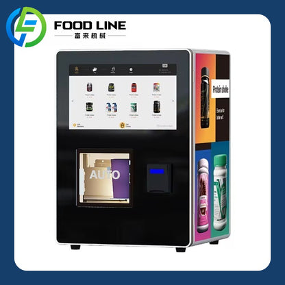 Self-Service Protein Shake Coffee Vending Machine for Gym & Fitness Mobile Payment Dual Temperature Options