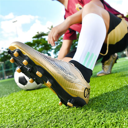 2025 New Football Shoes Society Soccer Cleats Long Nails Soccer Boot Non-slip Training Sneaker Artificial Quality Grass Footwear