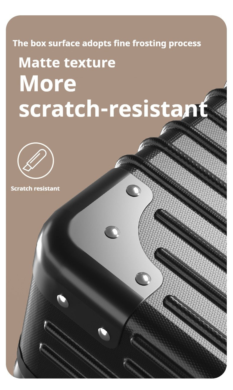 2025 New Suitcase ABS Durable Large Capacity Suitcase 20/22/24/26/28-inch Men's Carry-on Roller Suitcase Travel Check-in Case