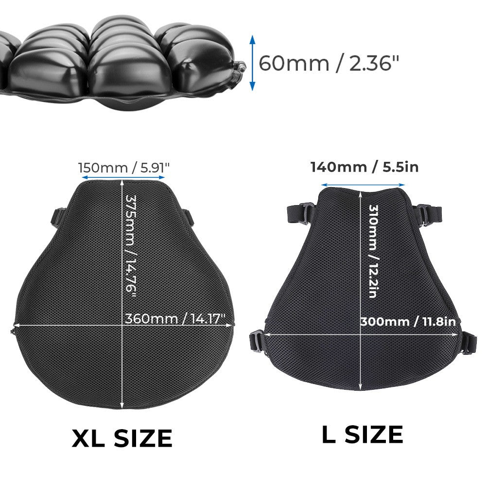 Almofada de assento inflável para motocicleta Air Pad, universal para R1200GS R1250GS, para CBR600 Z800 Z900, para GSXR 600 750, para 390 ATV