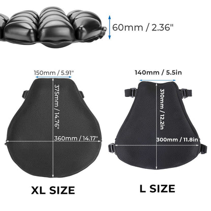 Almofada de assento inflável para motocicleta Air Pad, universal para R1200GS R1250GS, para CBR600 Z800 Z900, para GSXR 600 750, para 390 ATV