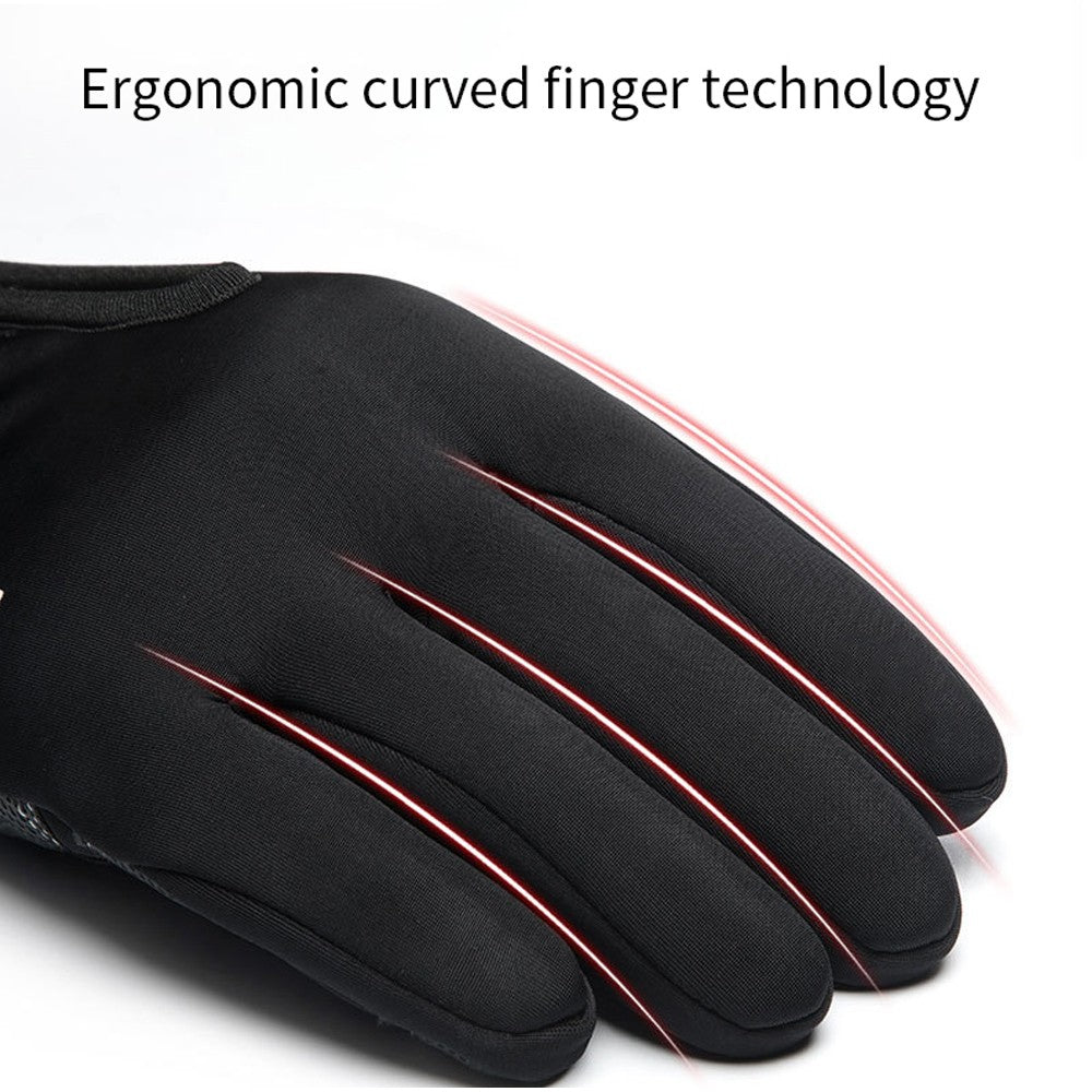 Luvas de Motocicleta de Inverno Térmicas Forradas com Lã Luvas Militares de Dedo Completo à Prova de Frio Inverno Impermeáveis para Pilotagem