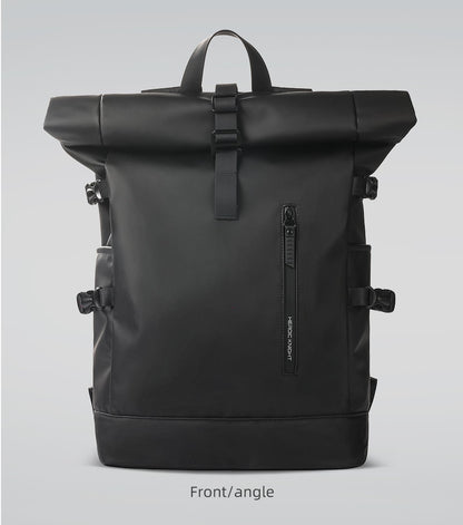 Mochila de Viagem Expansível HK Masculina Grande Capacidade À Prova D'Água Bolsa para Laptop de 15,6" Mochila de Caminhada Ciclismo com Porta USB