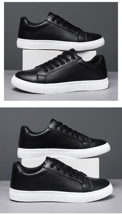 Sapatênis Masculino Mocassim Macio Confortável Casual para Homens Preto Sólido Branco Tênis Masculino Novidade 2025