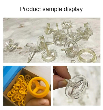Máquina de Moldagem por Injeção Micro de Bancada 4T para Produção de Peças Plásticas Micro ABS PLA PC PE Polímero