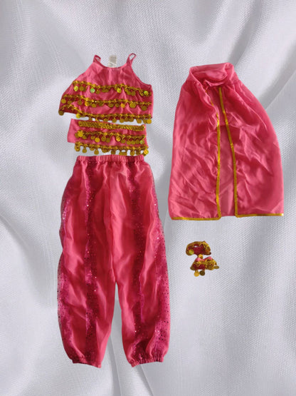 Halloween Girls Oriental Dance Cosplay Costume Full Set With Accessories