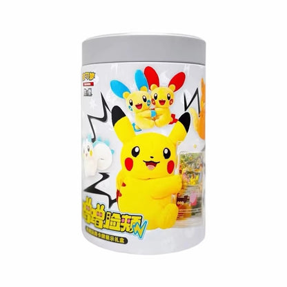 In Stock Pokemon PTCG Nuzzle Plush&Card Display Gift Box Booster Packs Magnetic Stuffed Toy Trading Card Game Collectible Doll