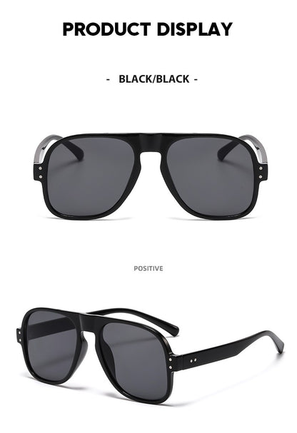 GD Aviator sunglasses with metal hinge Colorful modern street sunglasses Fashion trend eyeglasses frame