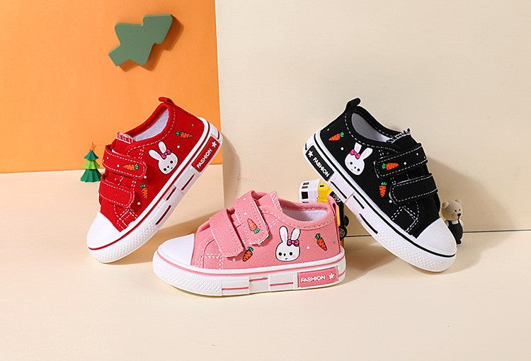New Fashio Kid Shoe Boy Sneaker Shoe Spring Autumn Children Cartoon Canvas Sports Shoes Boys Girls Baby Board Shoes with Leisure